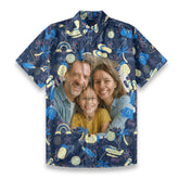 Summer Custom Photo Beach Vacation Hawaiian Shirt Personalized Ocean Family Trip Girl Trip Boy Trip Shirt - The Palmix